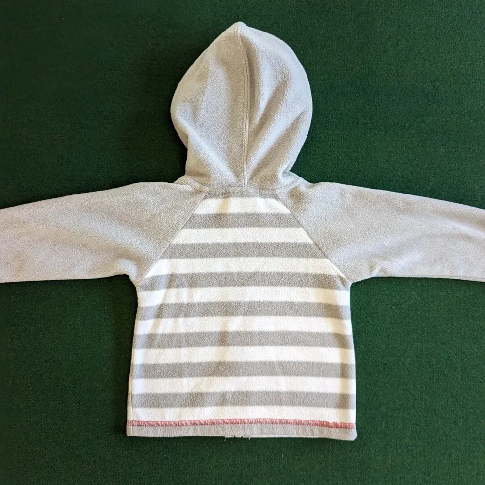 Boy's Full Zip Hooded Fleece Size 6-9 Months 💙